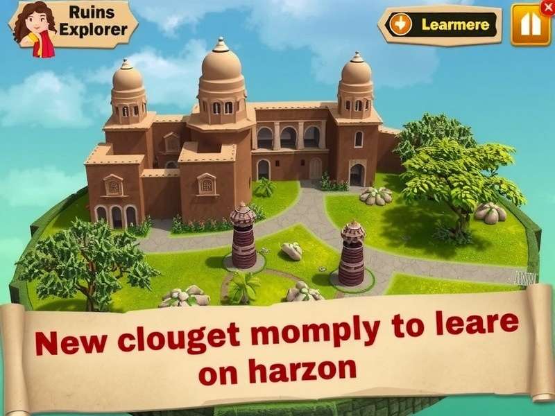 Explore ancient Indian ruins in this exciting adventure game Ruins Explorer India Game Screenshot